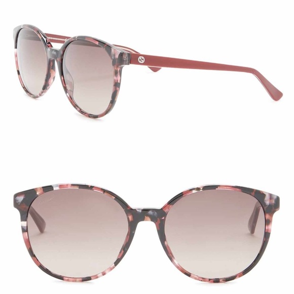 ⛔️SOLD⛔️Authentic Gucci 55m Azure Acetate Round - Picture 7 of 8